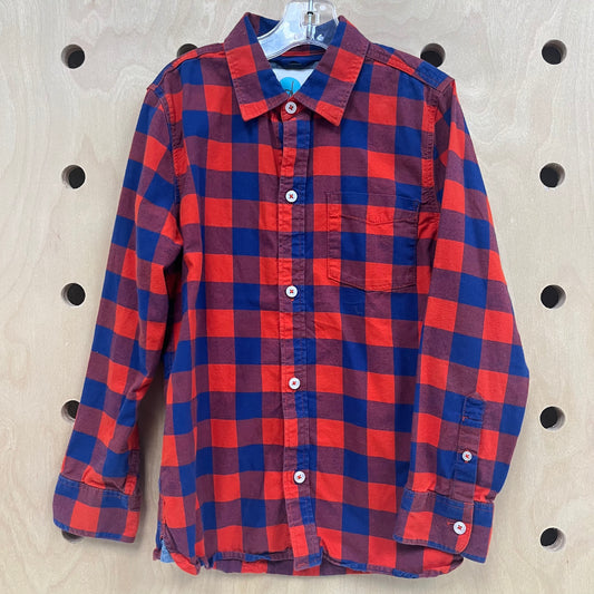 Red & Blue Checkered Flannel