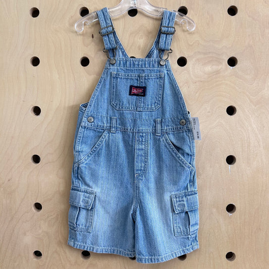 Denim Retro 90's Shortalls
