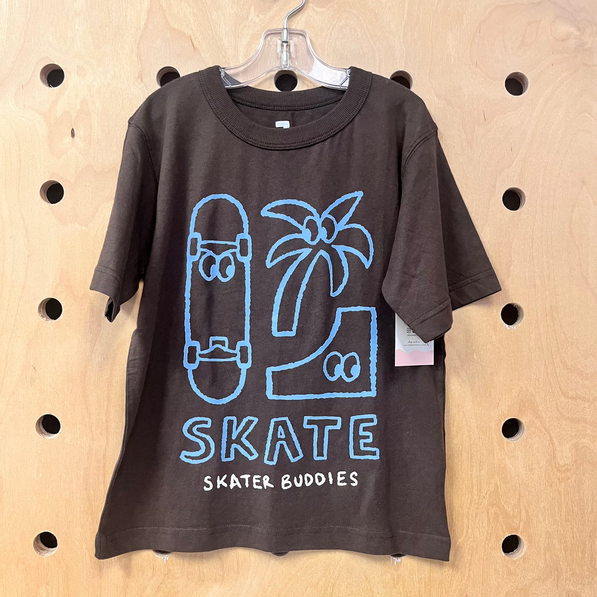Brown Skater Buddies Tee NEW!