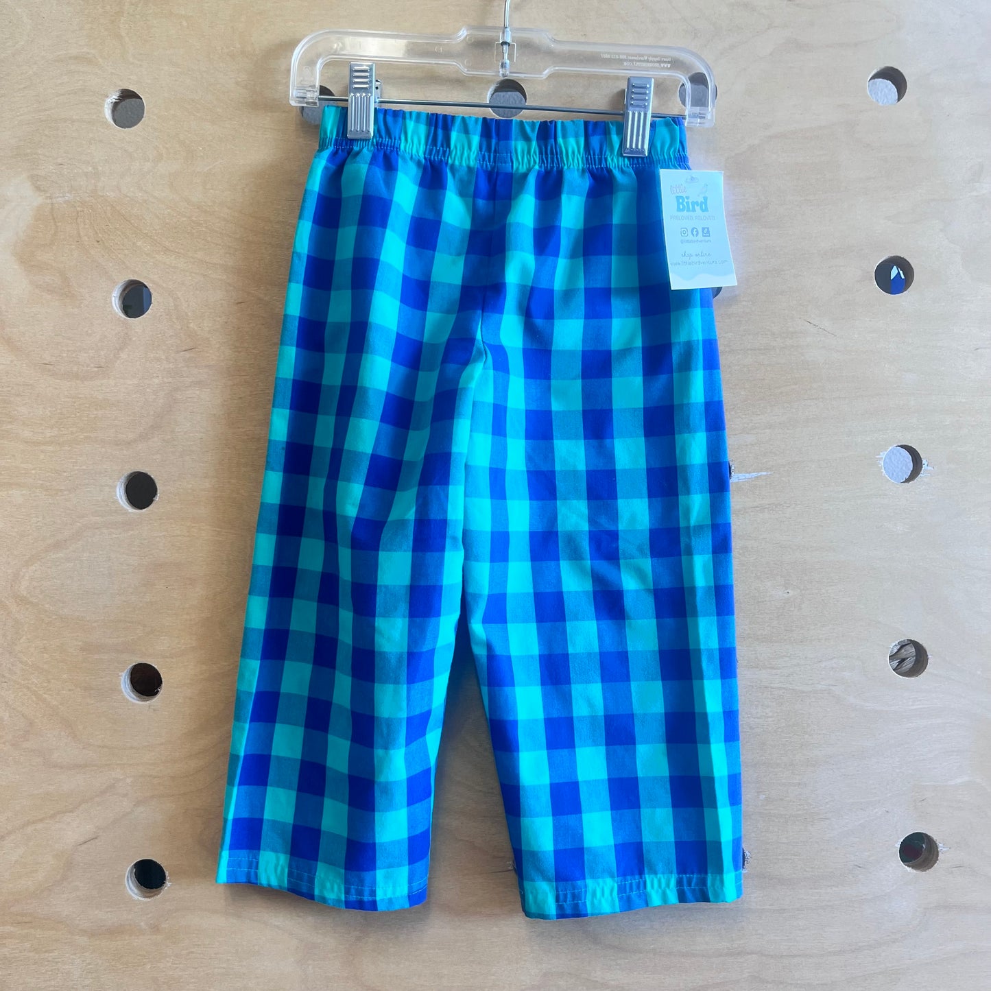 Blue/Green Plaid Pants