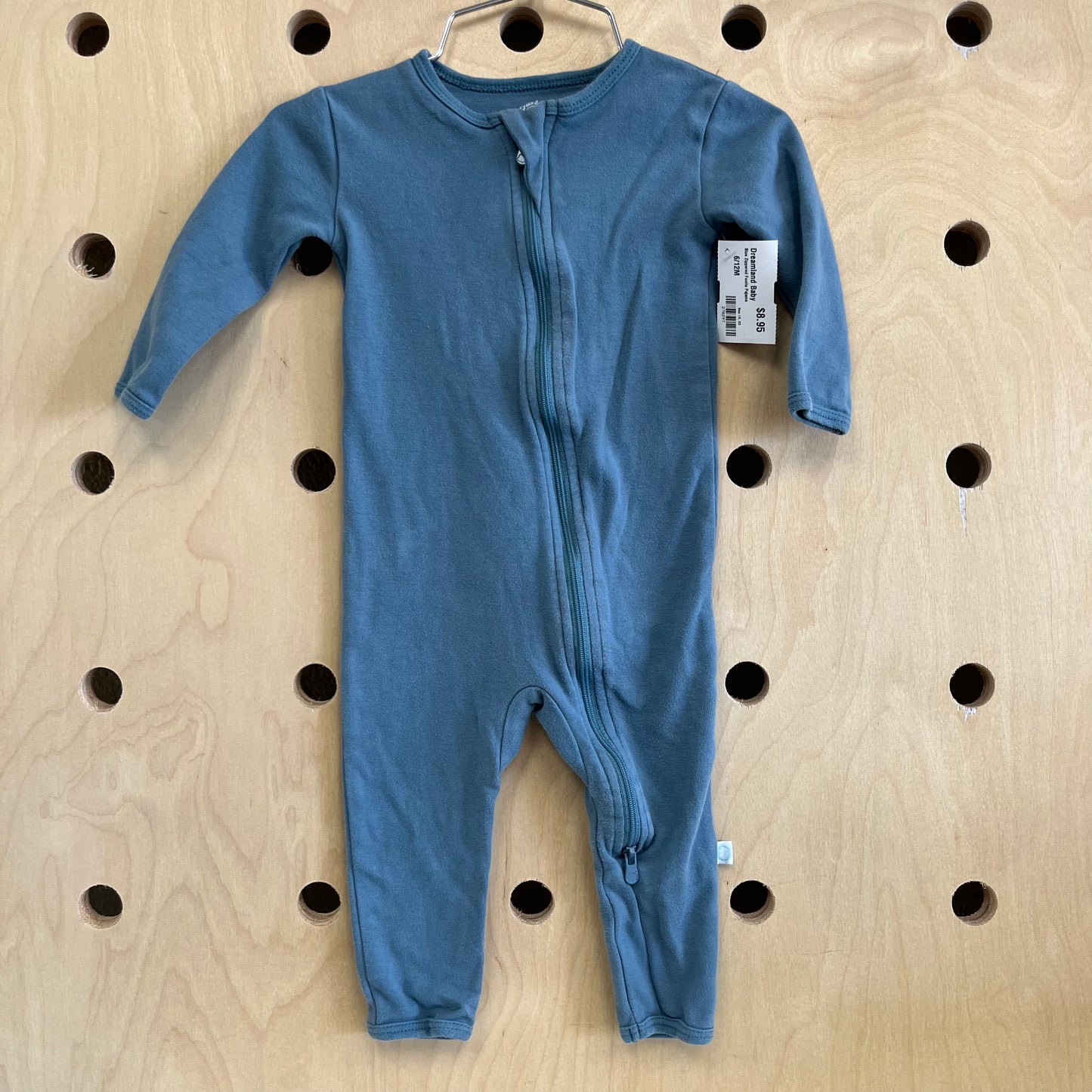 Blue Zippered Footie