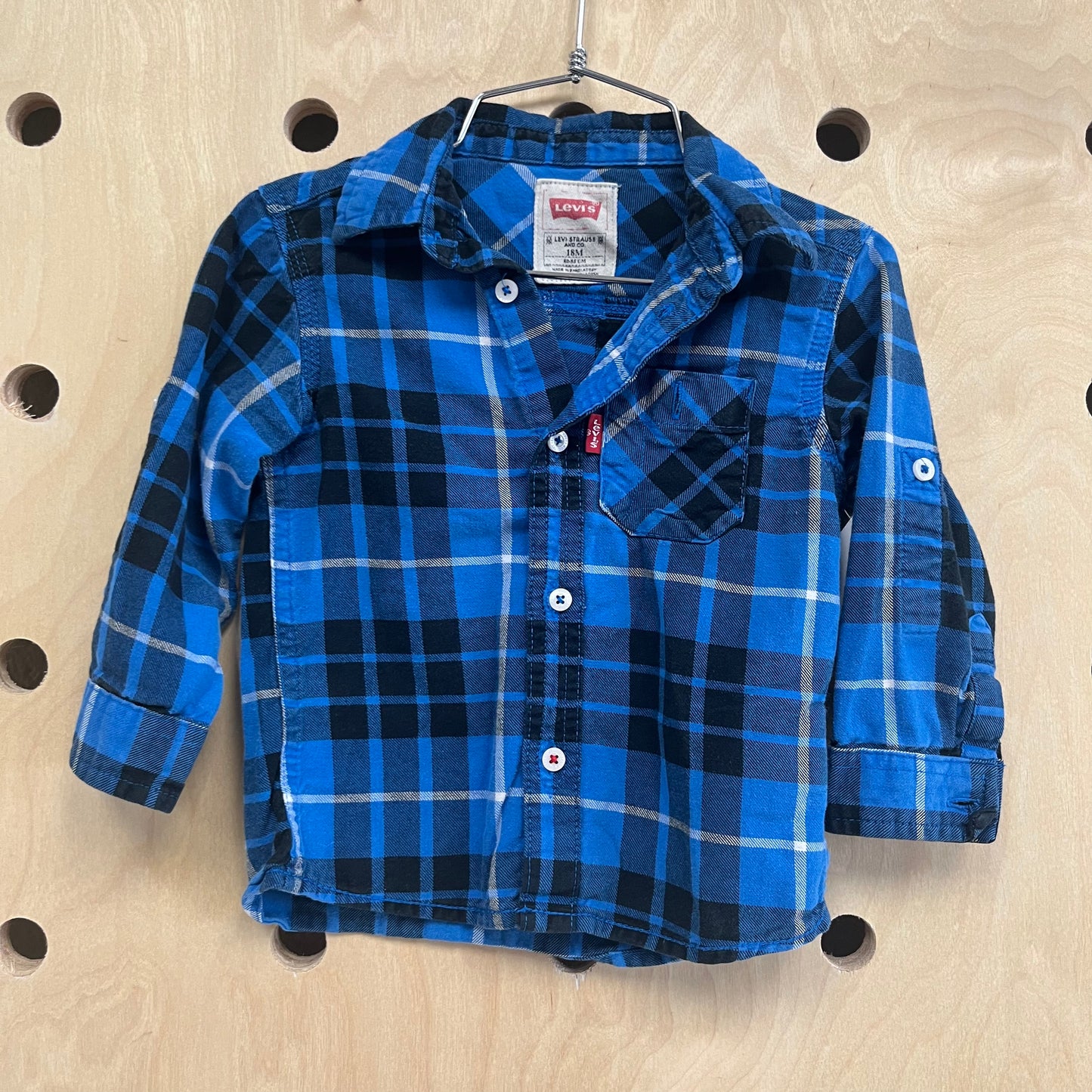 Blue Levi's Flannel