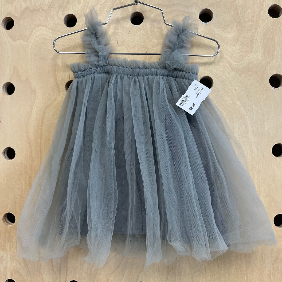 Grey Tulle Dress