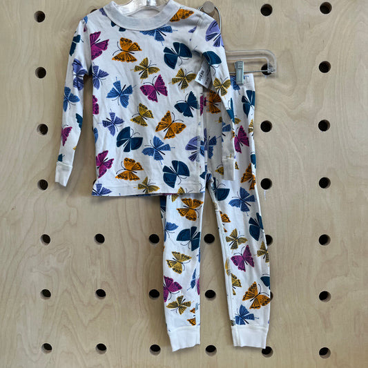 Cream Butterfly Pajamas