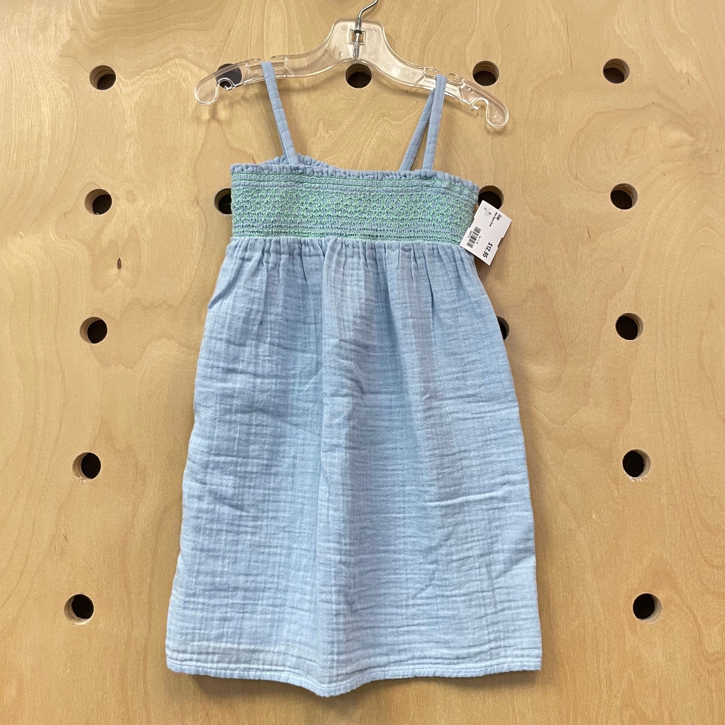 Blue Gauze Dress