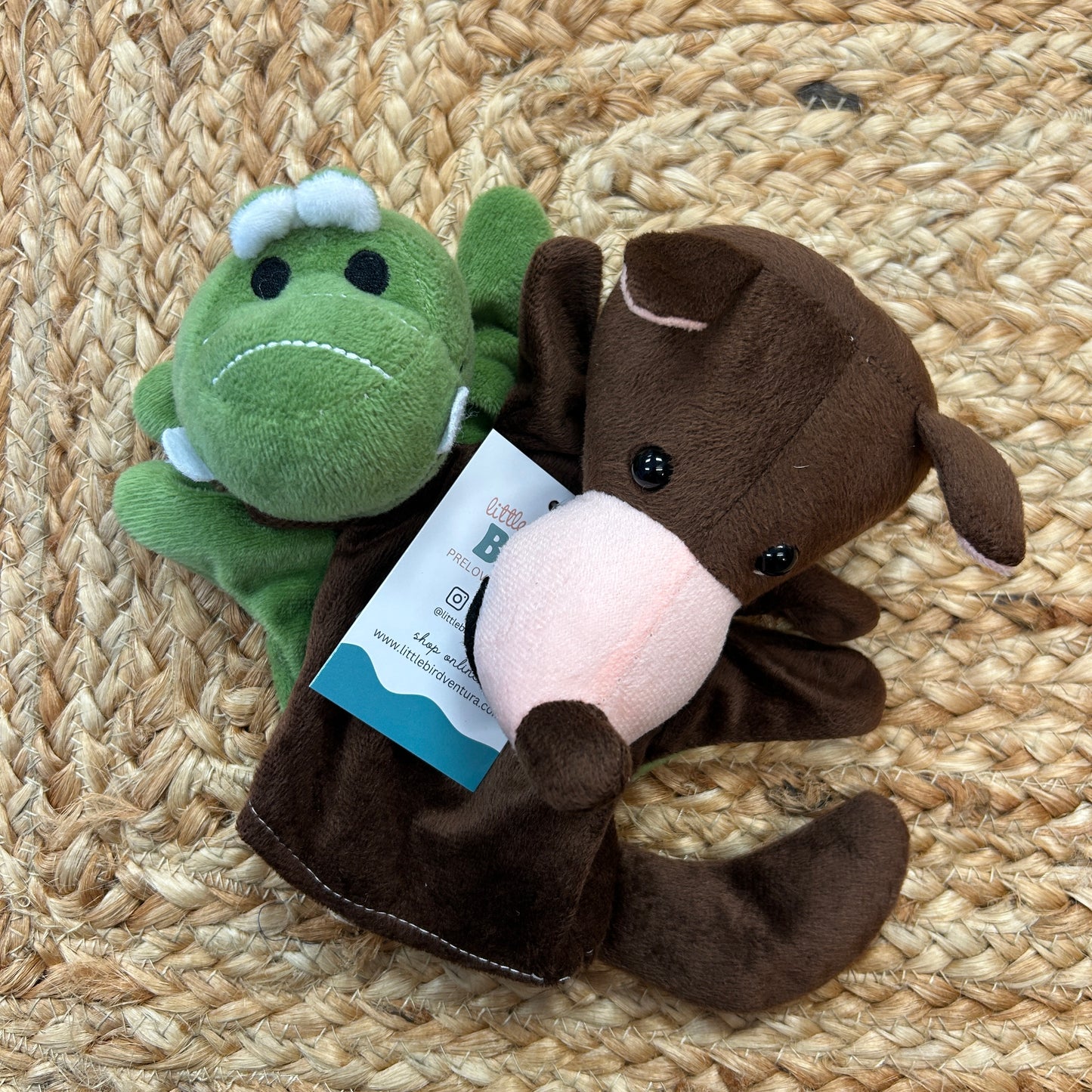 Dragon & Dog Hand Puppets