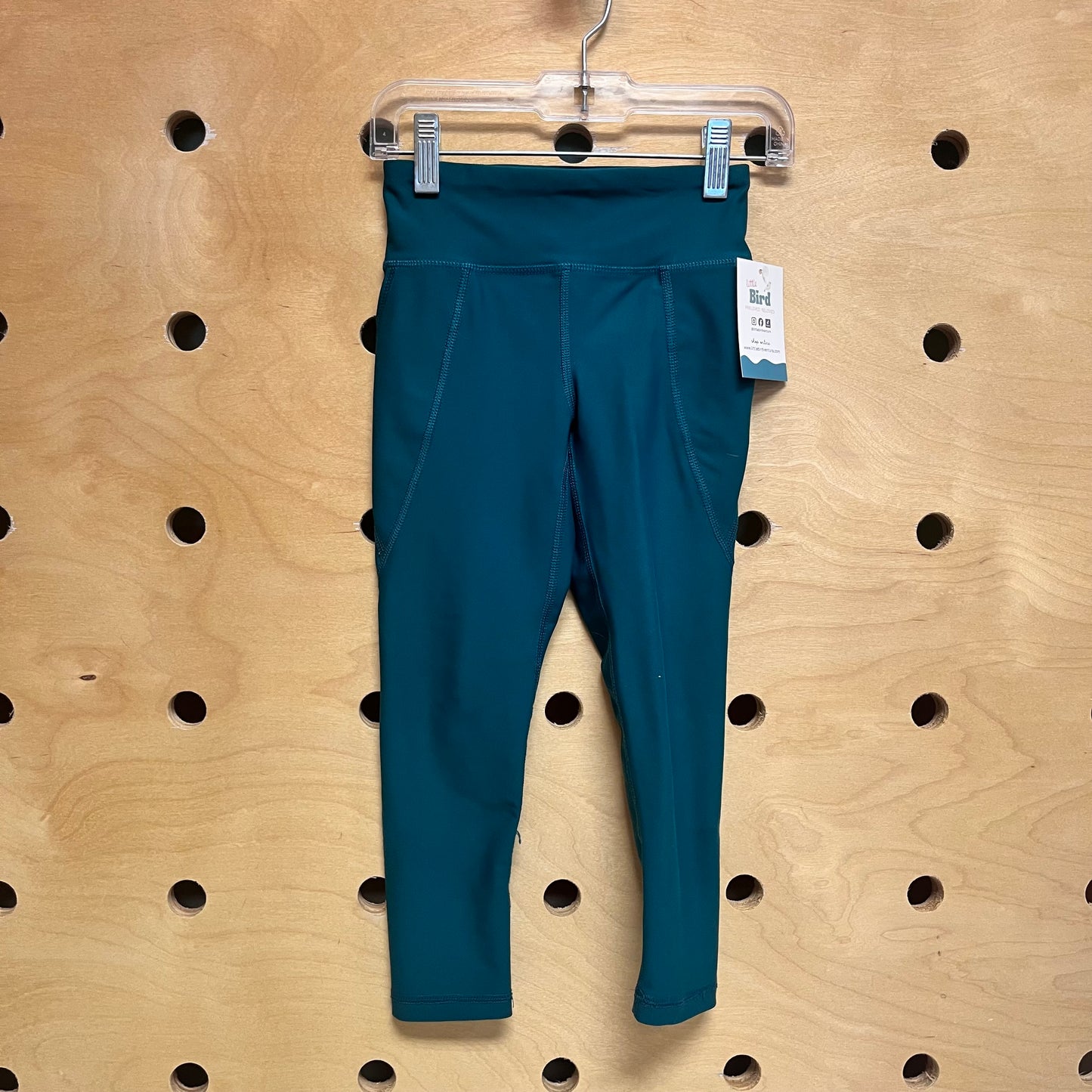 Green High Rise Active Leggings