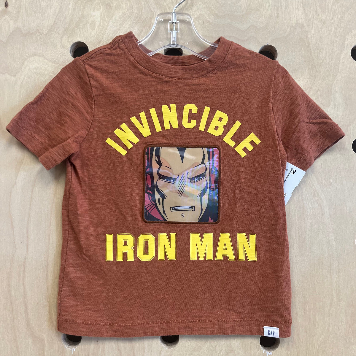 Brown Invincible Iron Man Tee