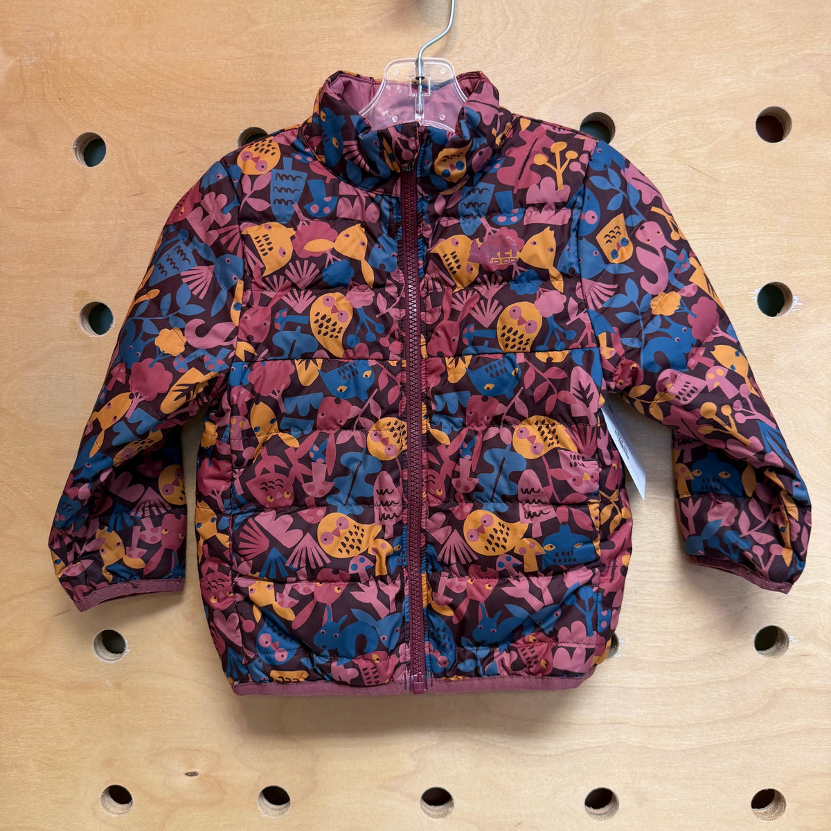Plum Woodland Reversible Down Jacket