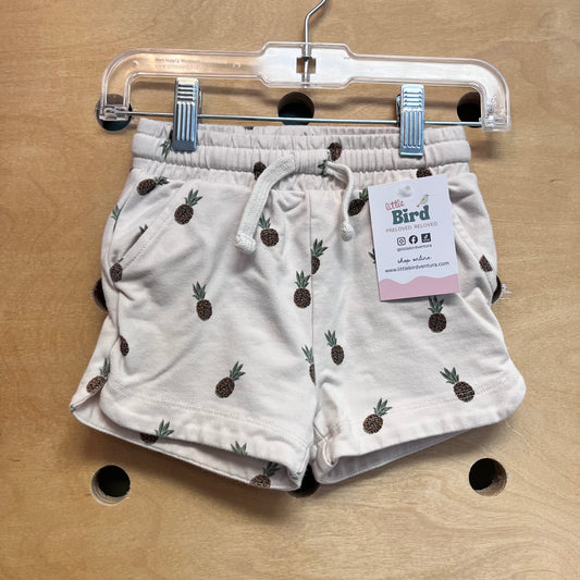 Cream Pineapples Shorts