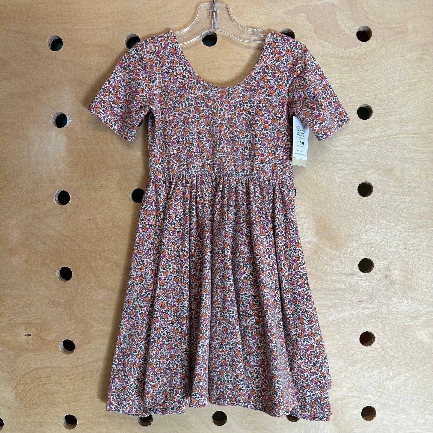 Pink Floral Twirl Dress