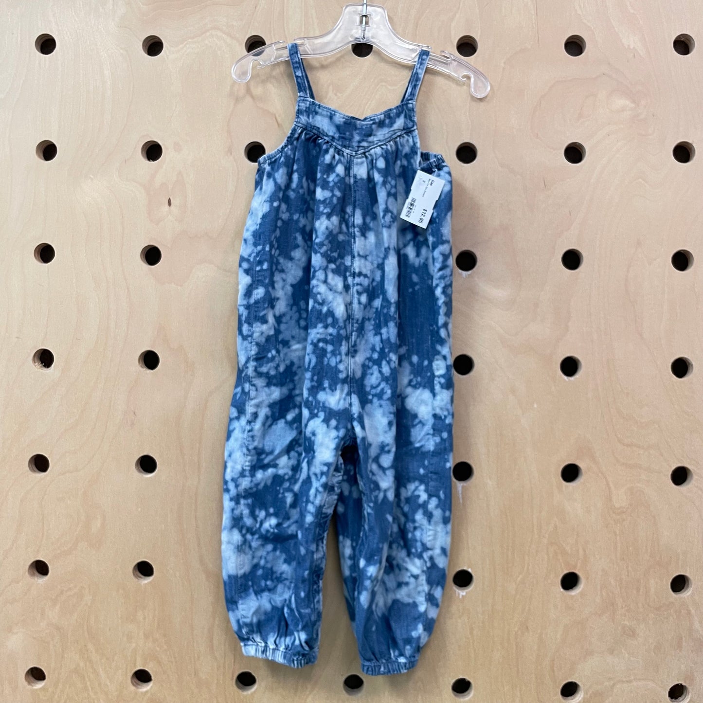 Blue Tie Dye Romper