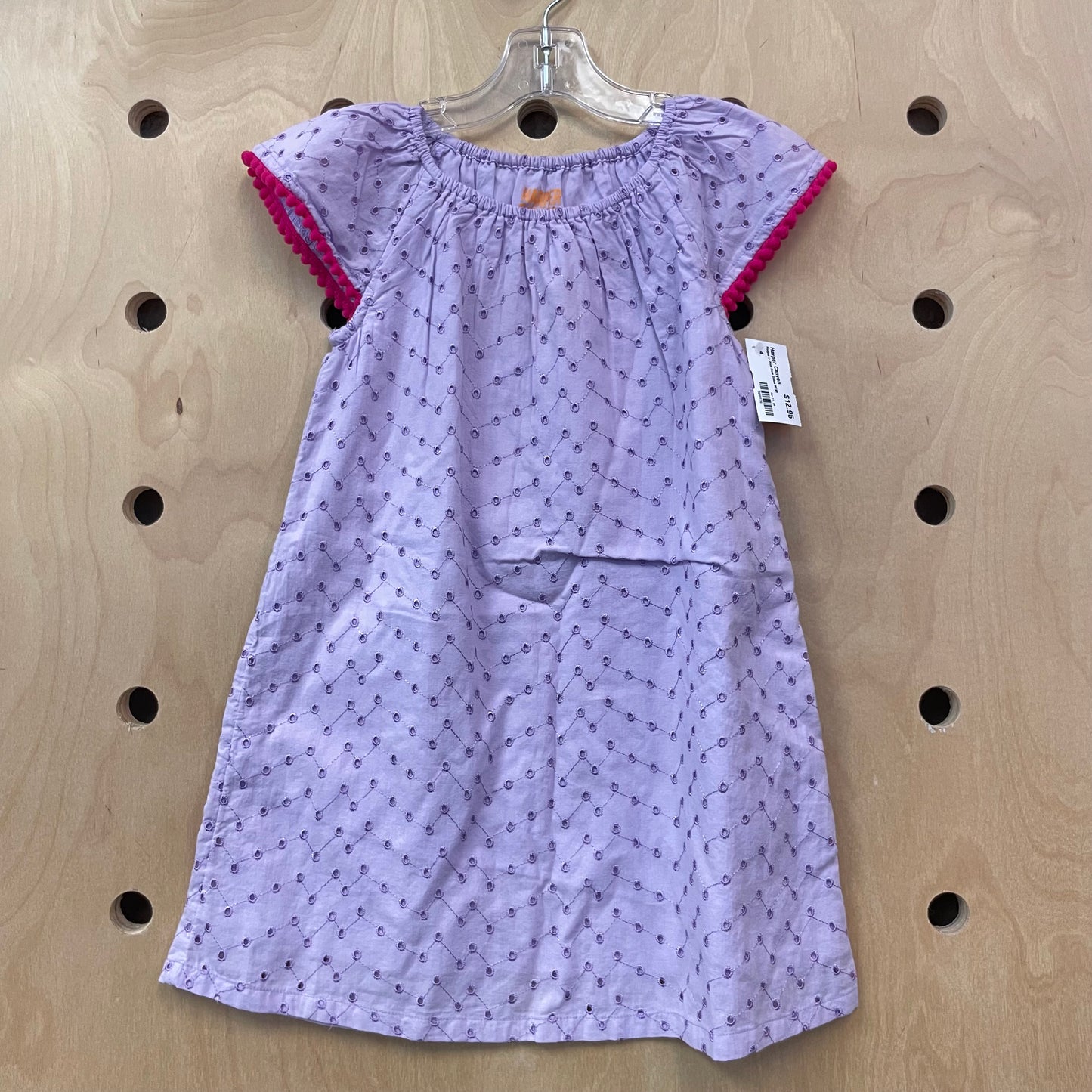 Purple + Pink Pom Dress NEW!
