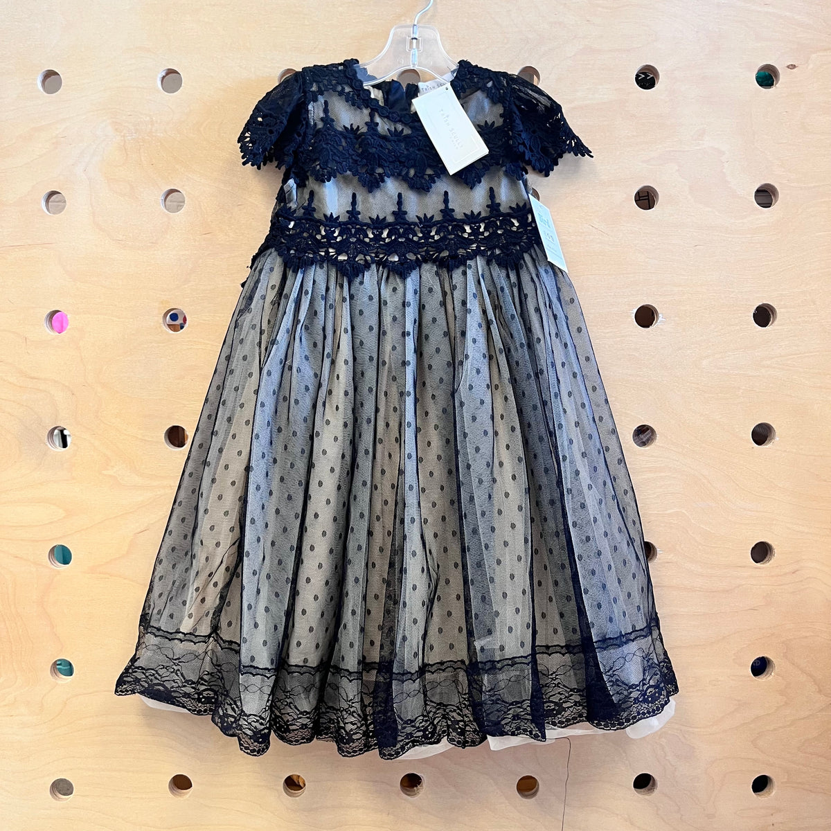 Black Lace Overlay Dress NEW!