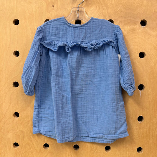 Blue Gauze Dress