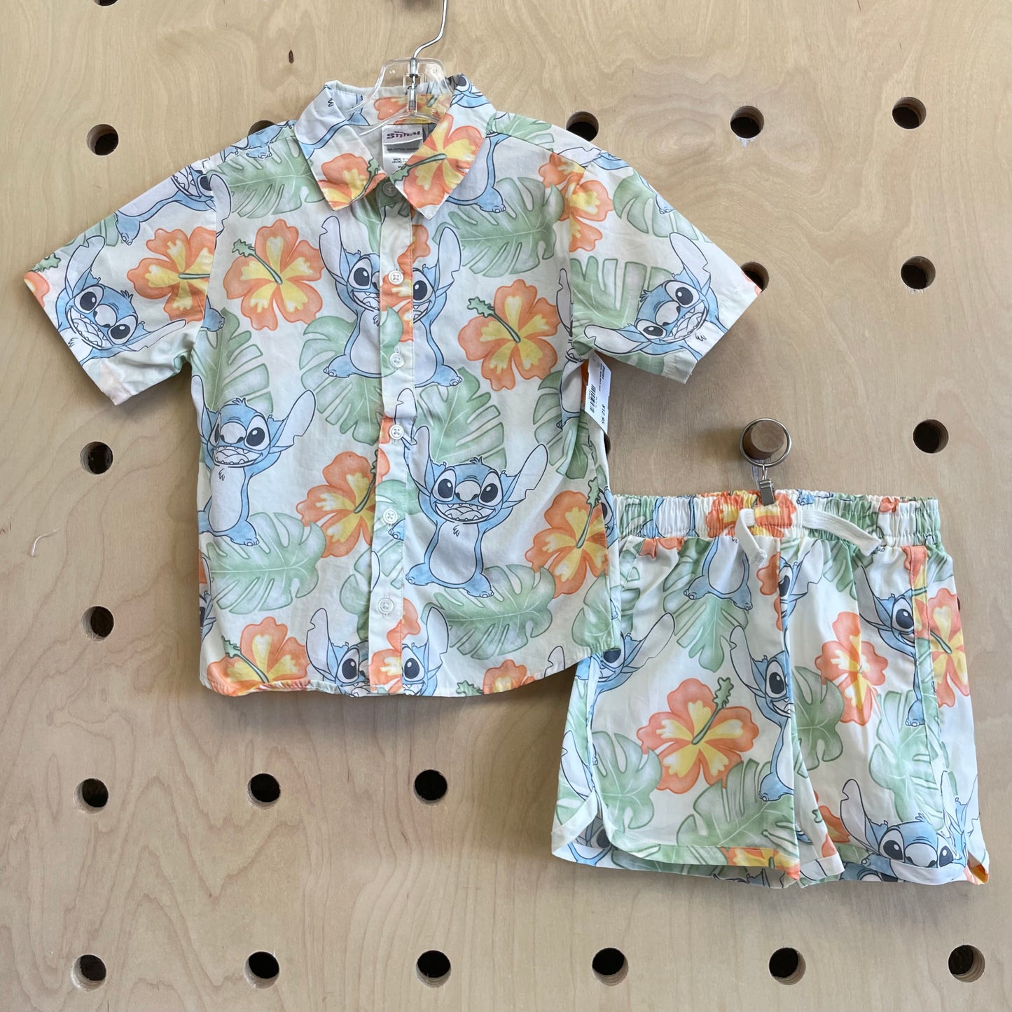 Green Aloha Stitch Outfit