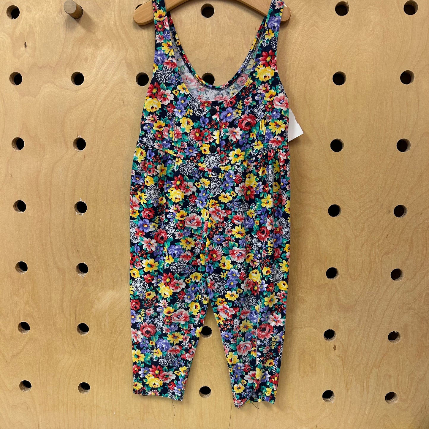 Black Floral Romper