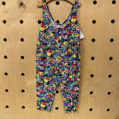 Black Floral Romper