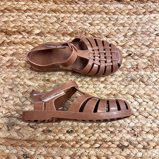 Brown Jelly Sandals