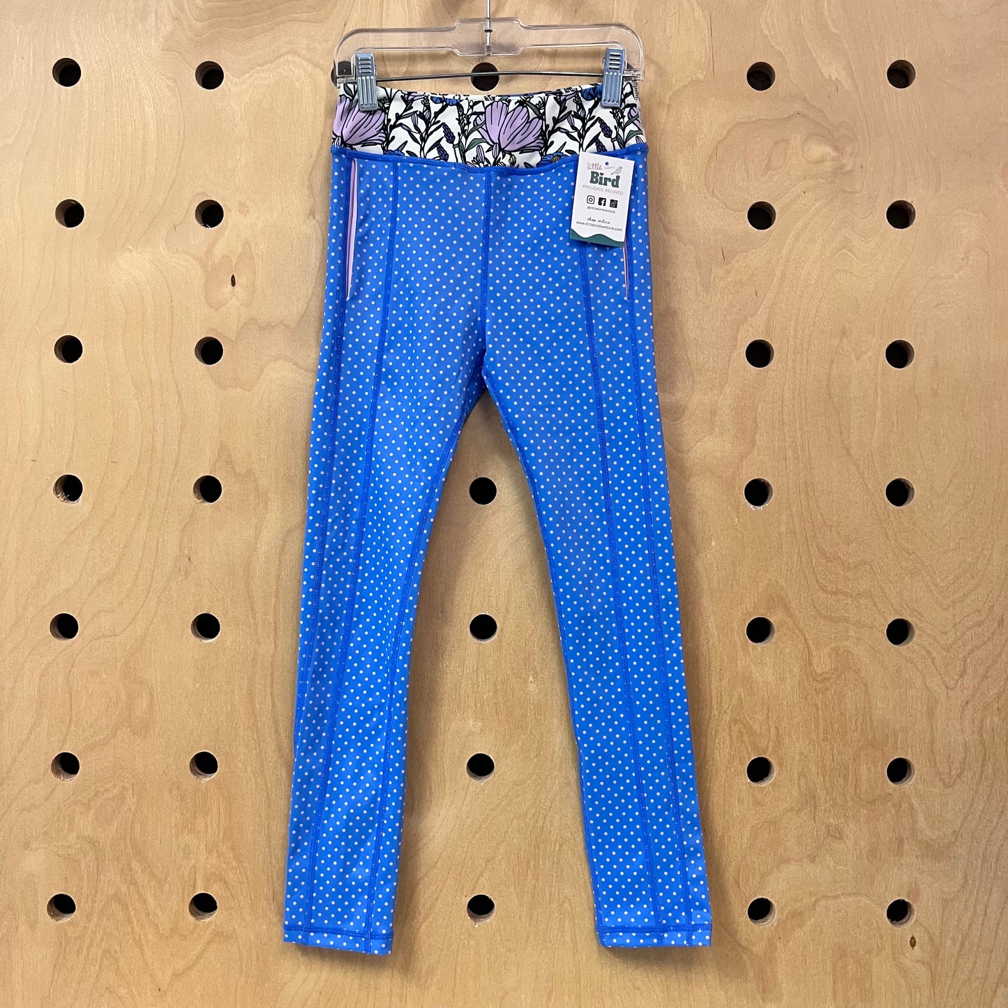 Floral Polka Dot Active Leggings