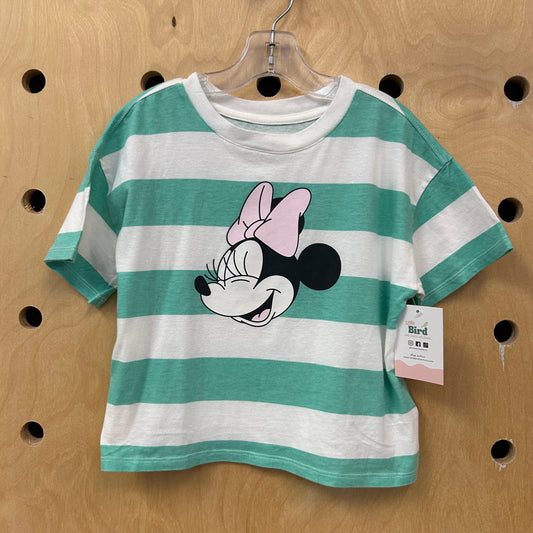 Green Striped Minnie Tee