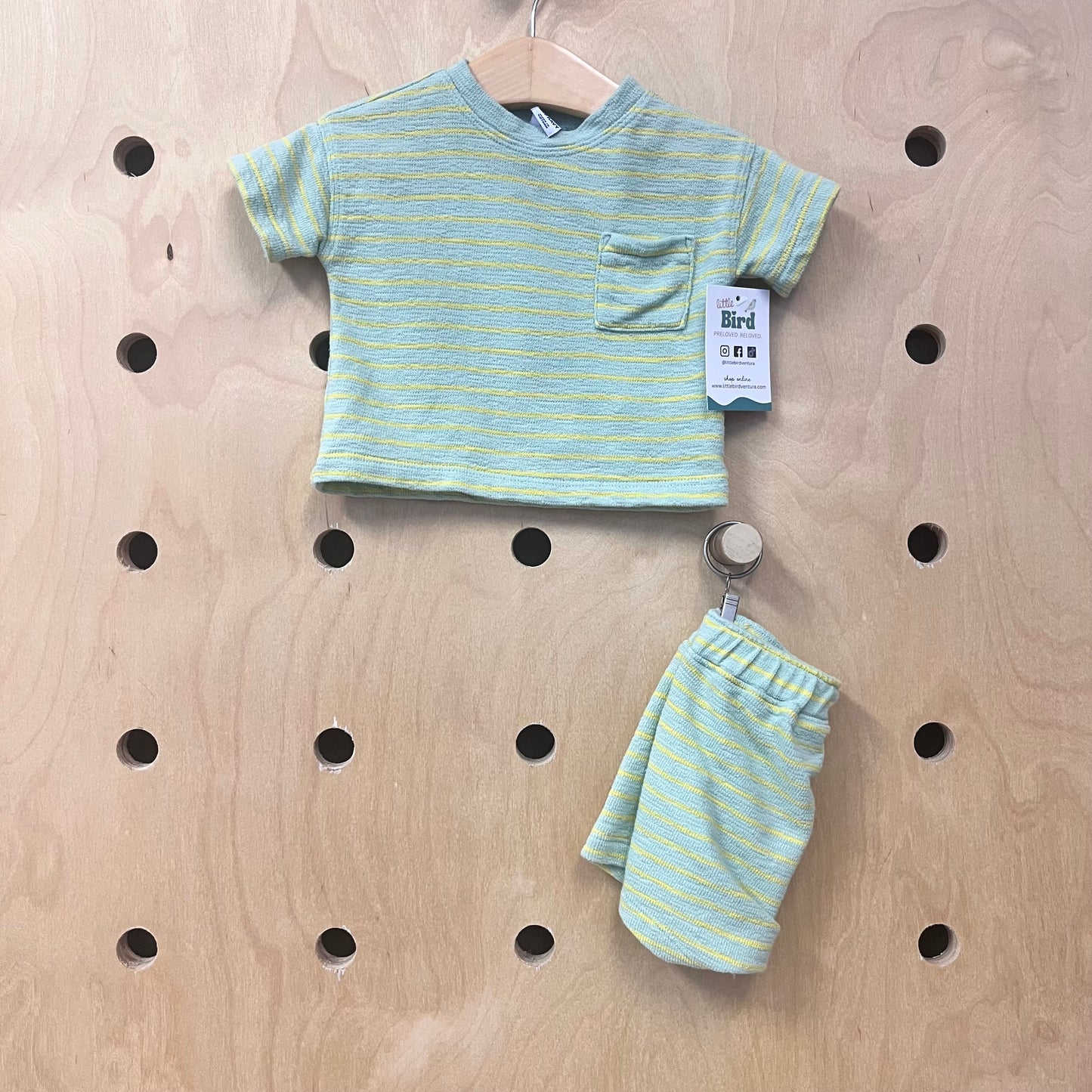 Mint & Lime Top & Shorts