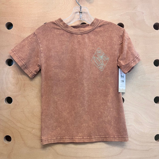 Tan Tie Dye Rad Vibes Tee