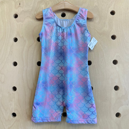 Shimmer Mermaid Scales Unitard