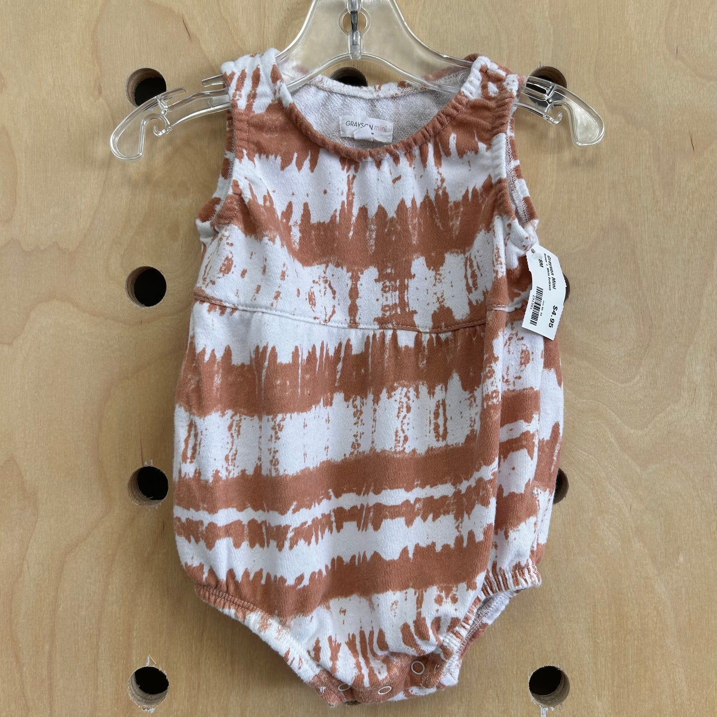 Brown + White Bodysuit