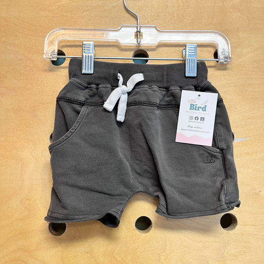 Grey Drawstring Shorts