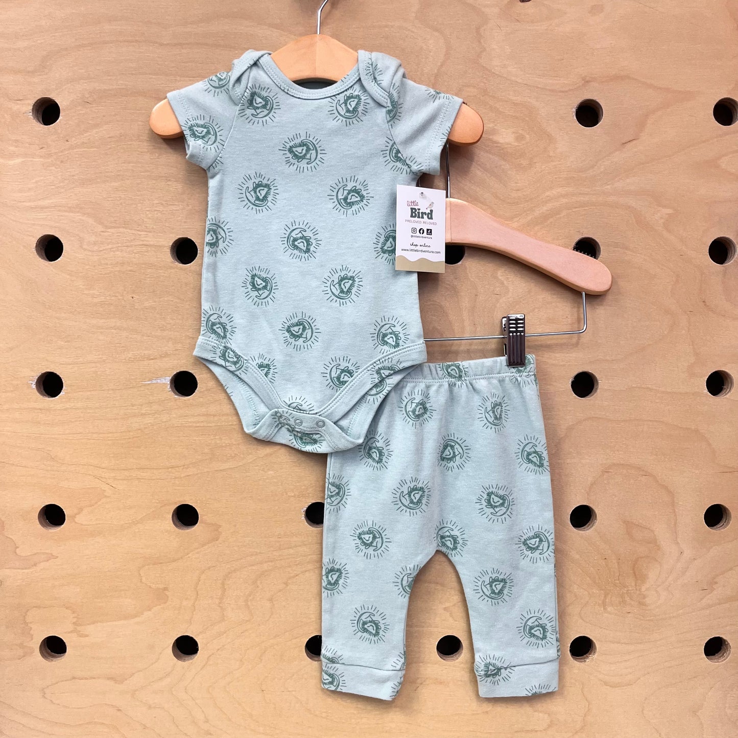 Green Lions Bodysuit/Pants
