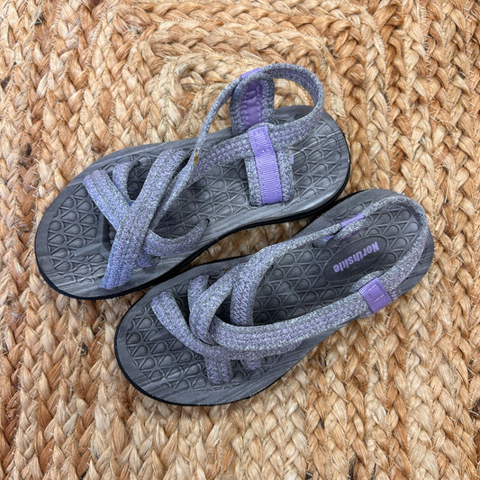 Lavender & Gray Mori Sandals