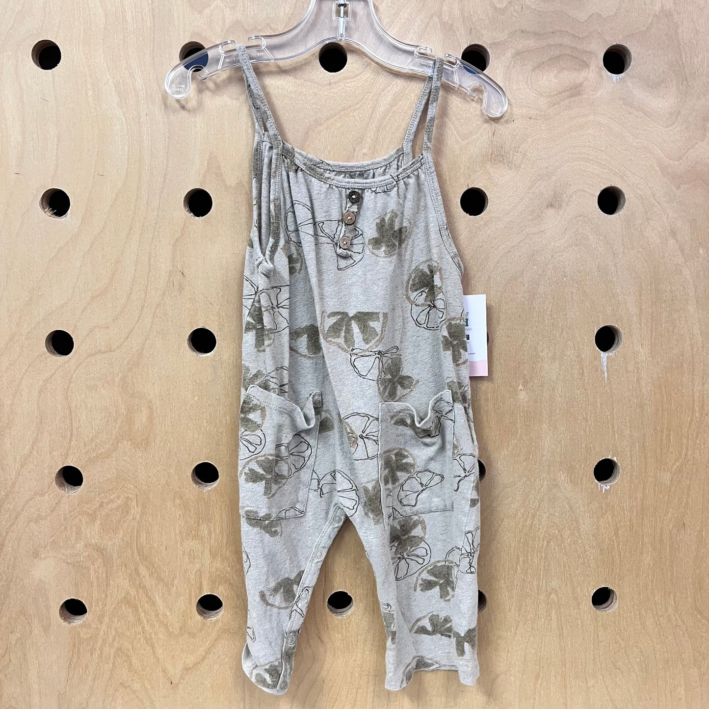Tan Citrus Romper