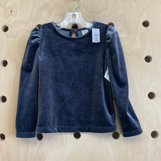 Grey Velour Top NEW!