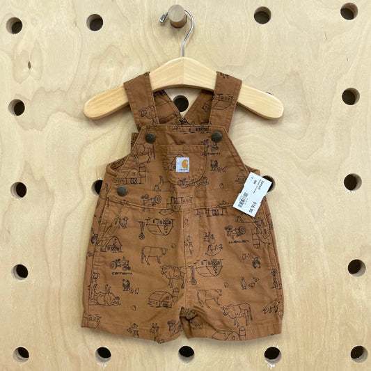 Barnyard Tan Overalls