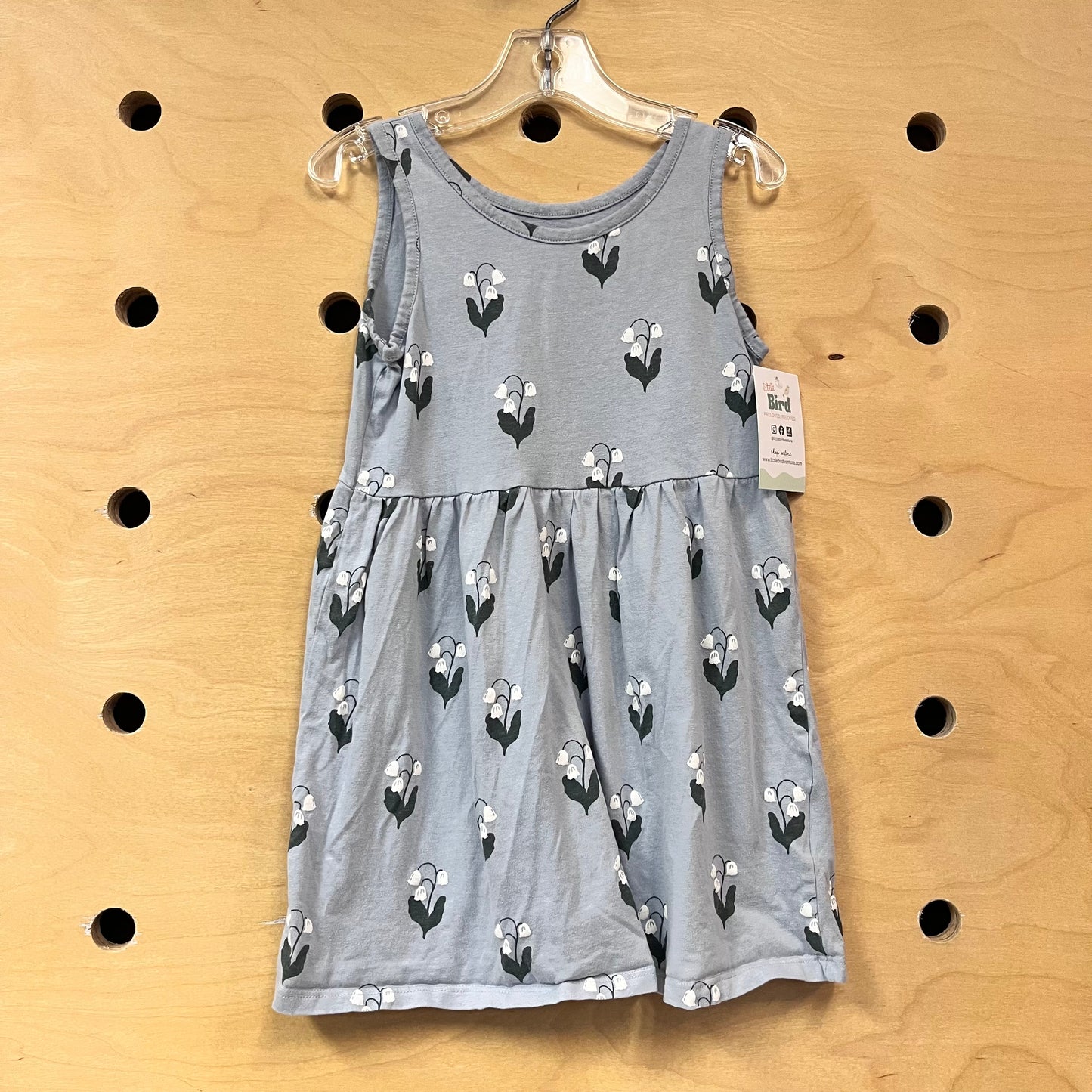 Blue/White Flowers Tank Dress