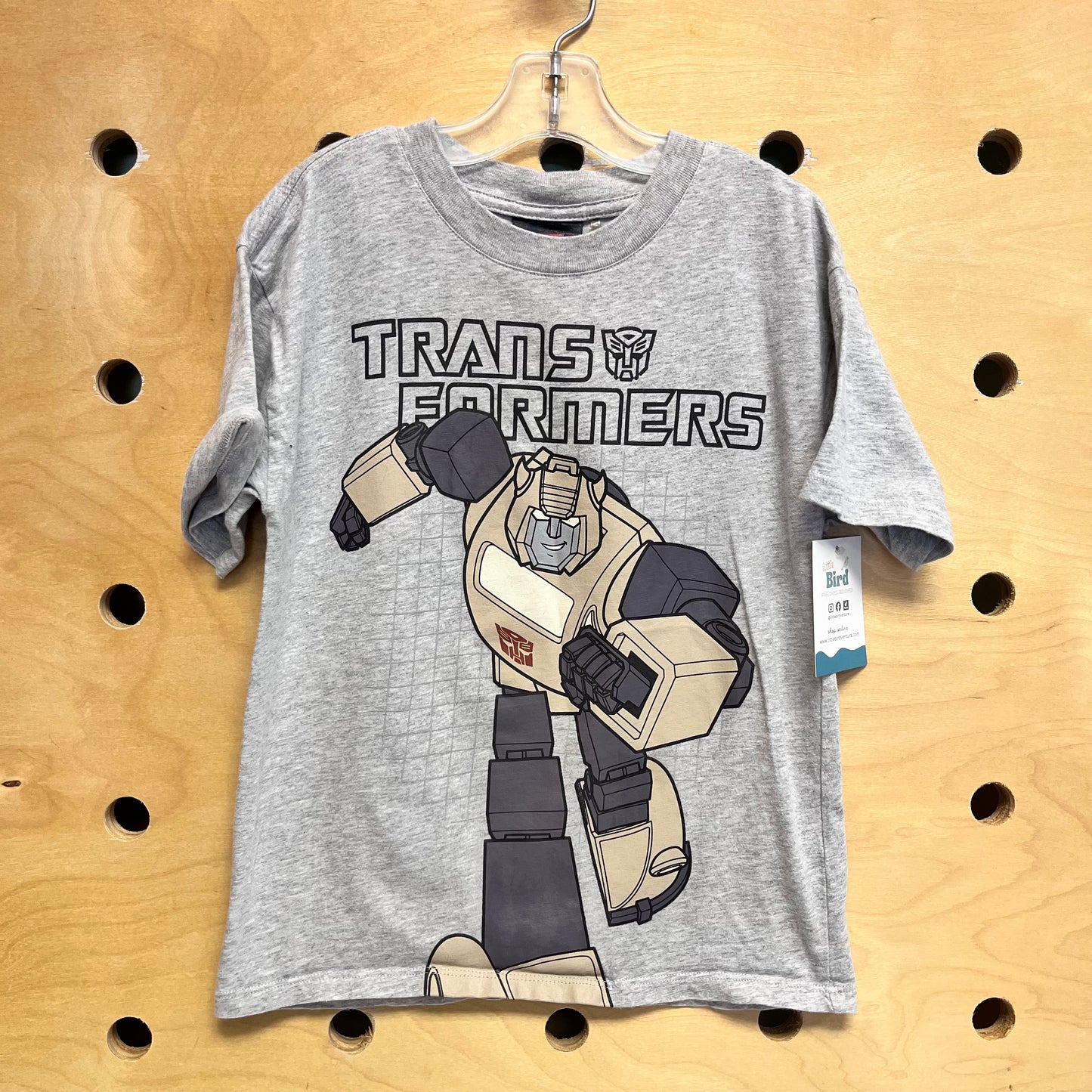 Grey Transformers Tee