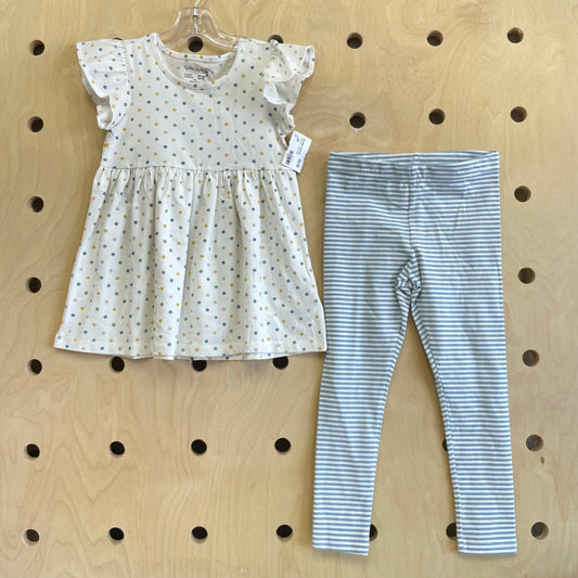 Polka Dots + Stripes Outfit