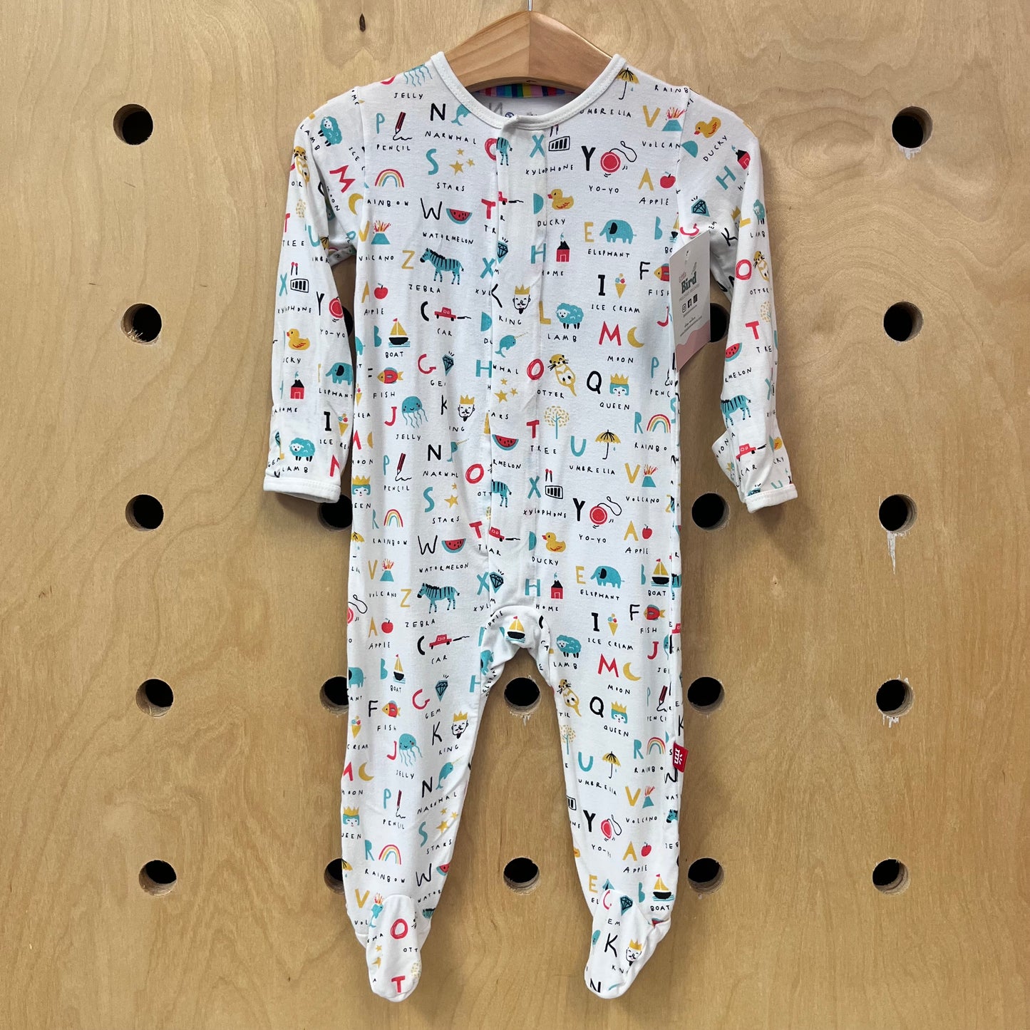 Magnetic Alphabet Bamboo Footies