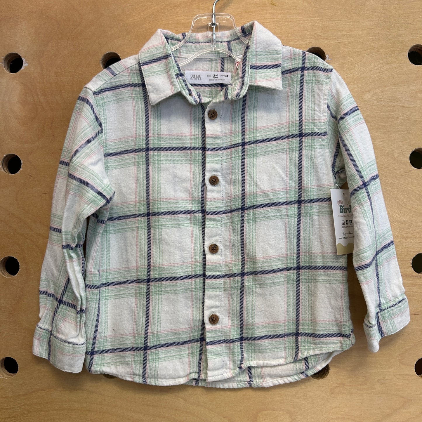 Mint Plaid Flannel