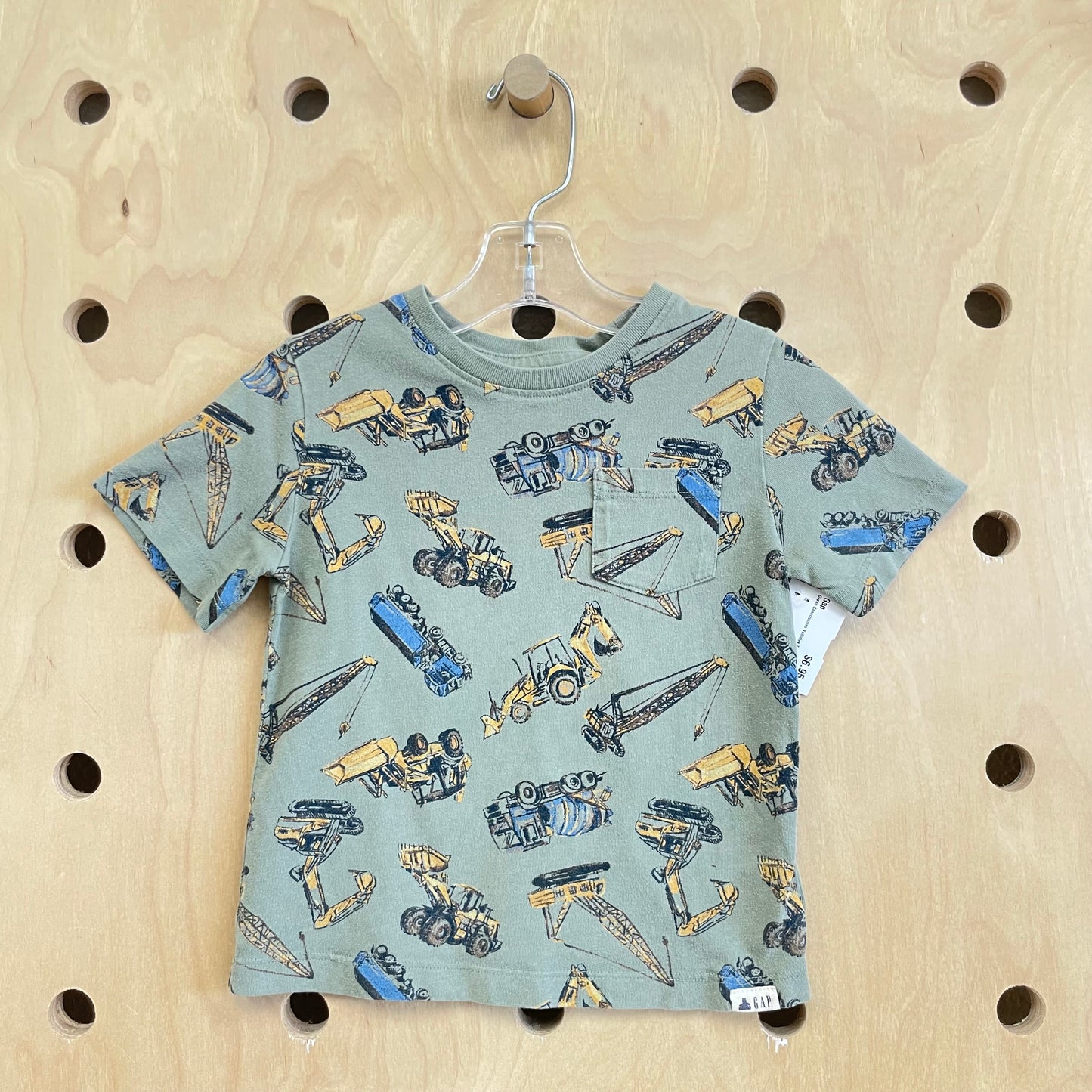 Green Construction Vehicles Tee