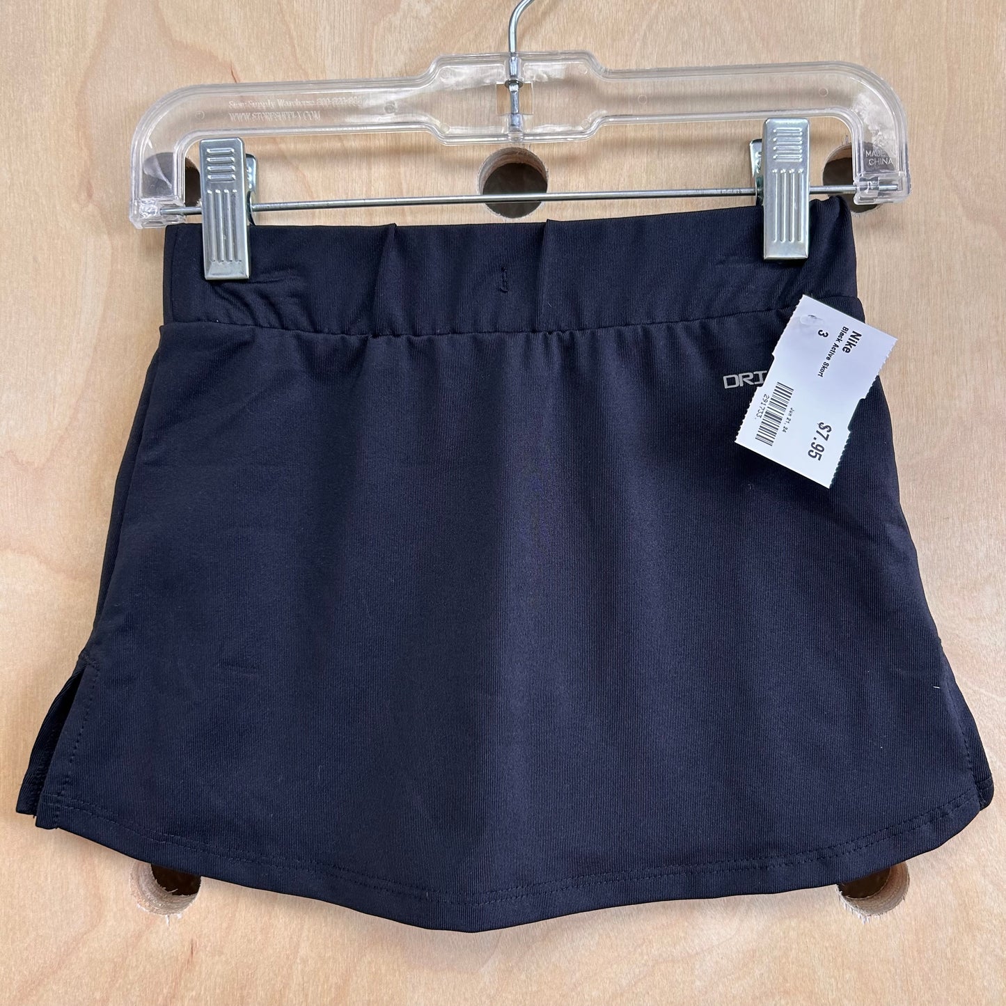 Black Active Skort
