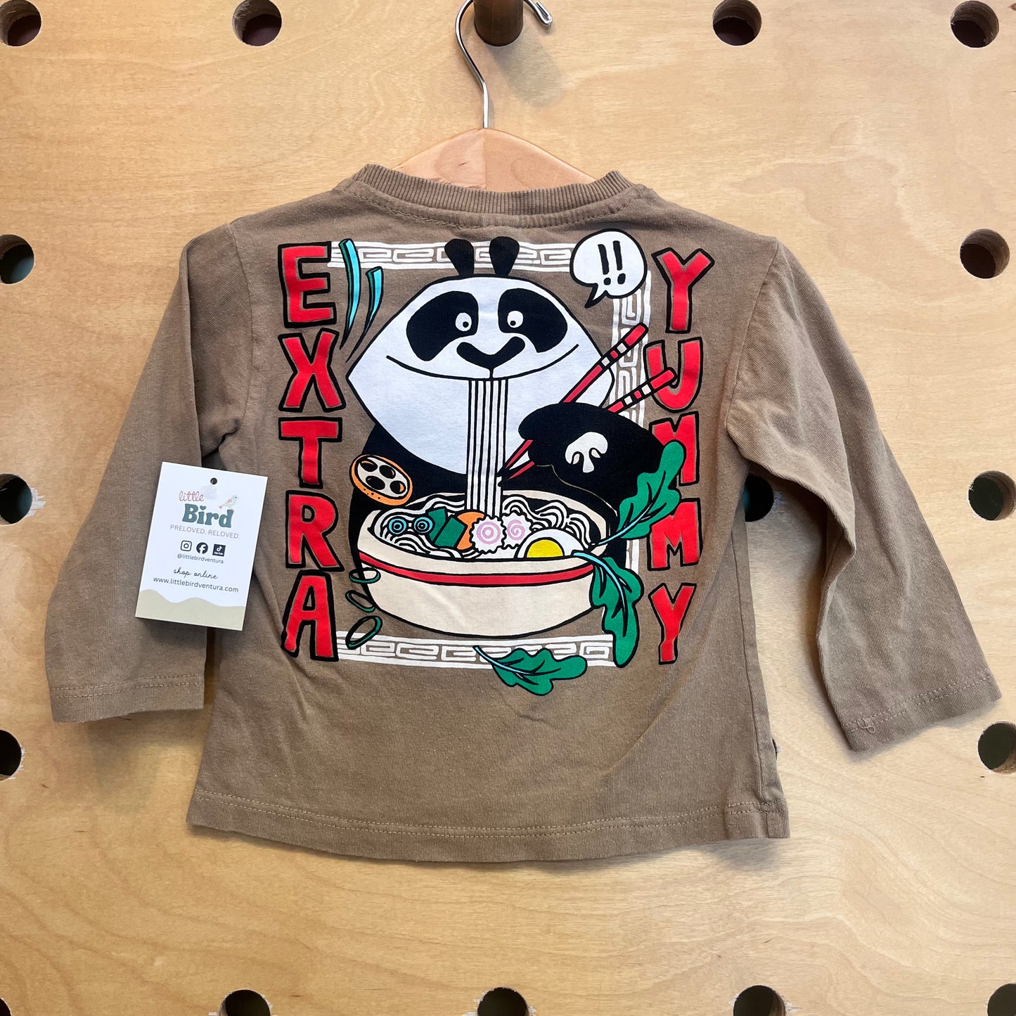 Tan Extra Yummy Ramen Tee