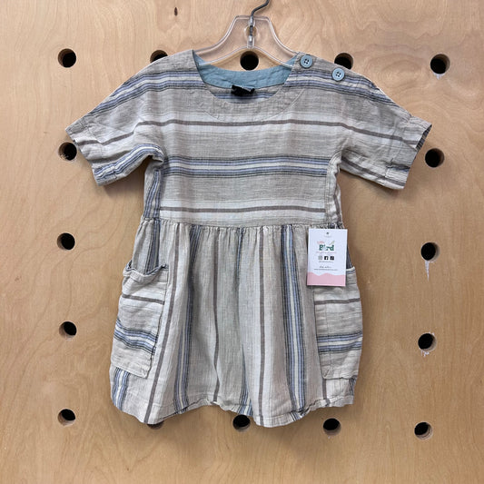 Grey & Blue Organic Dress