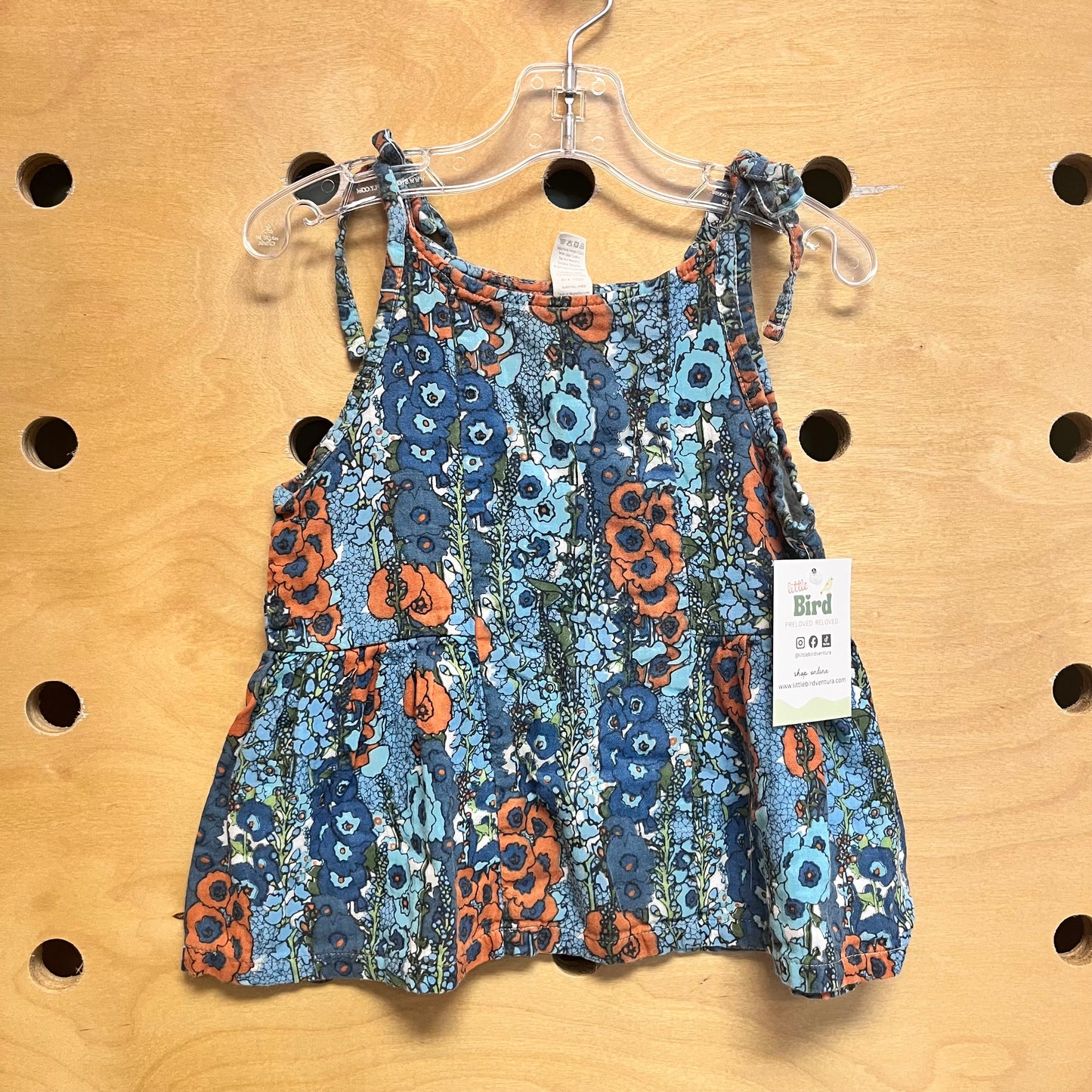 Blue & Orange Organic Tank