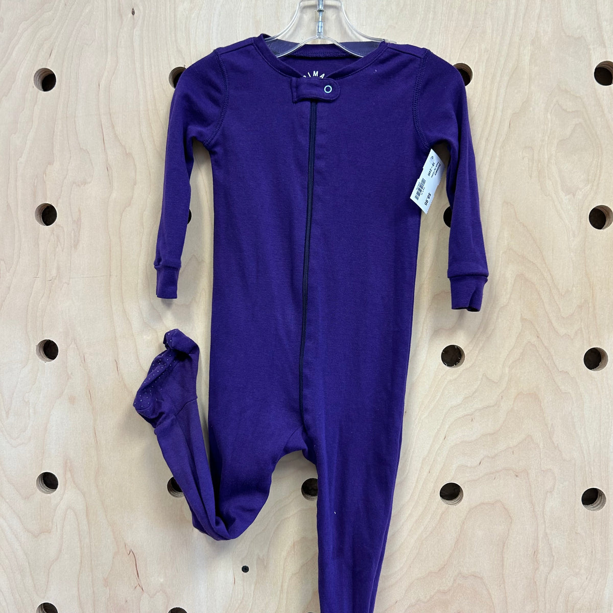Purple Zip Footies