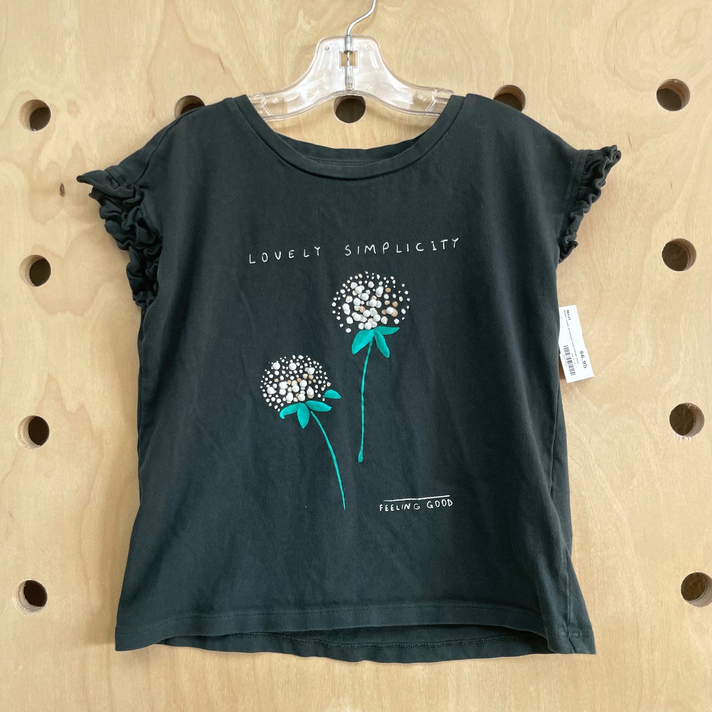 Black Lovely Simplicity Pearl Detail Tank