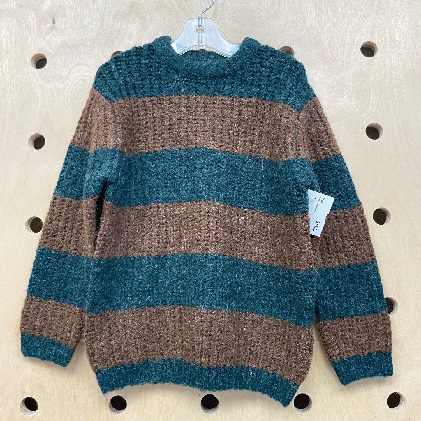 Brown + Green Sweater