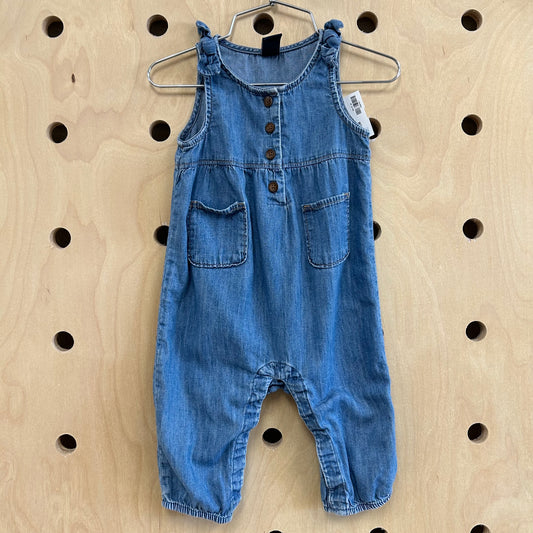 Denim Romper