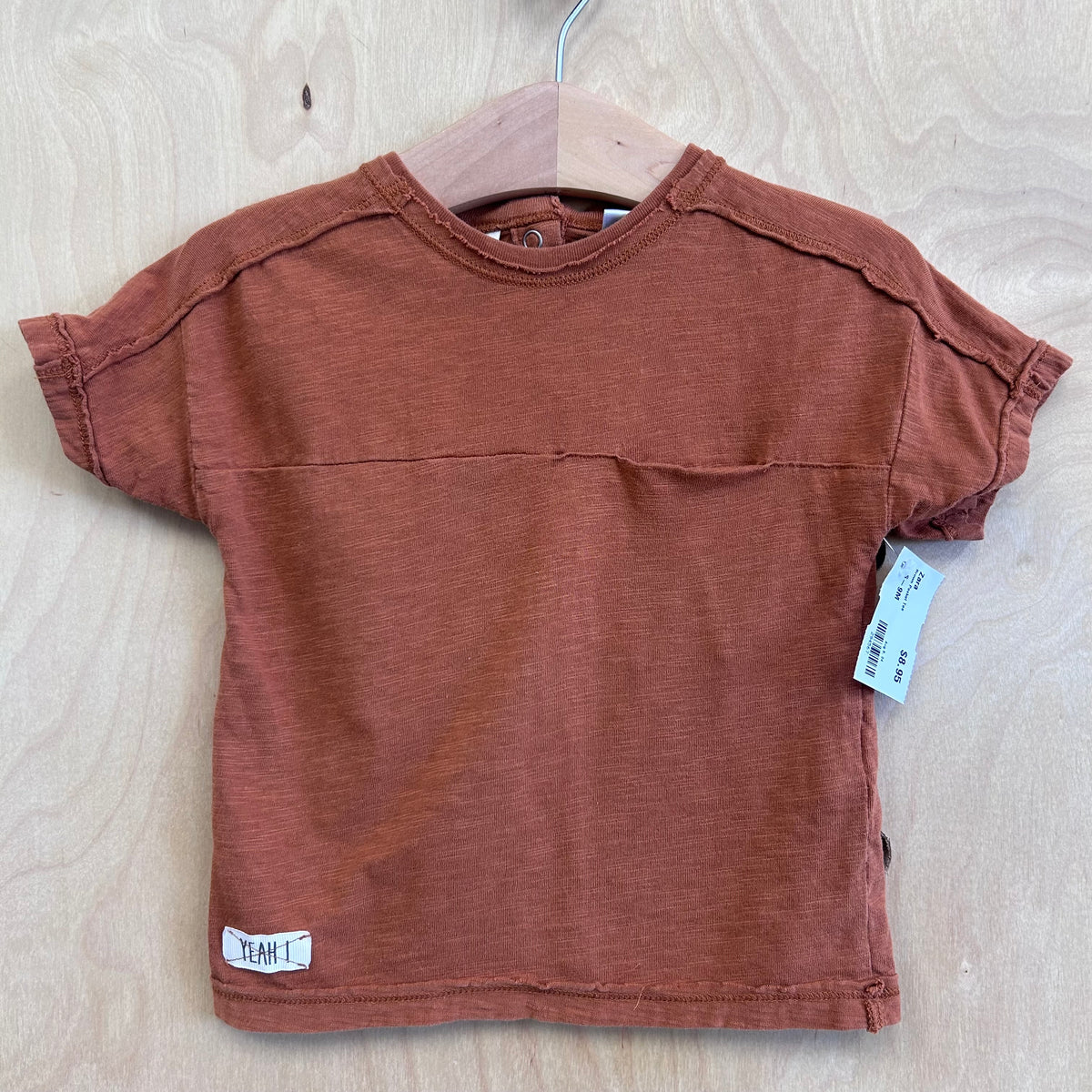 Brown Pocket Tee